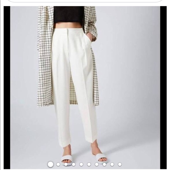 Topshop peg leg dress pants UK10/US6 - Picture 2 of 5